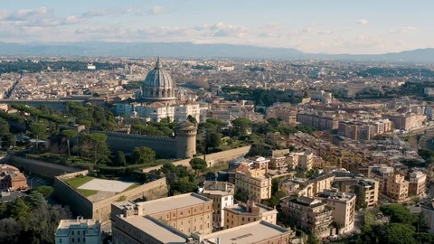Vatican and Rome Stock Footage 122454388