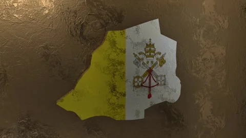 Vatican City Map Stock Footage 277927859
