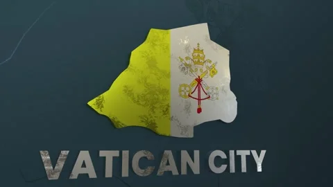 Vatican City Map Stock Footage 279769806