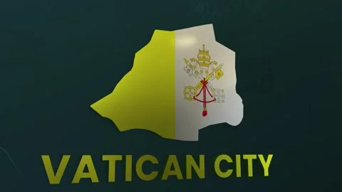 Vatican City Map Stock Footage 279770438