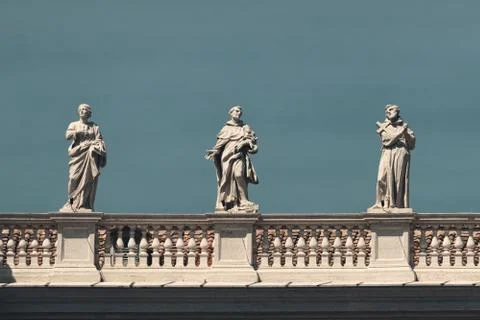 Vatican City sculpture Stock Photos