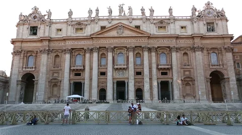 Vatican City View 스톡 동영상 53263217