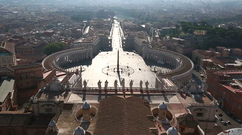 Vatican City View Stock Footage 53308413