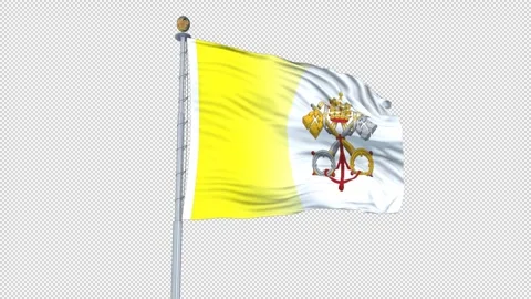 Vatican Flag ALPHA Vidéo 314487685