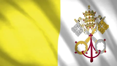Vatican Flag  Video stock 188181813