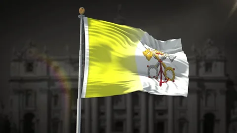 Vatican Flag Vidéo 314487576