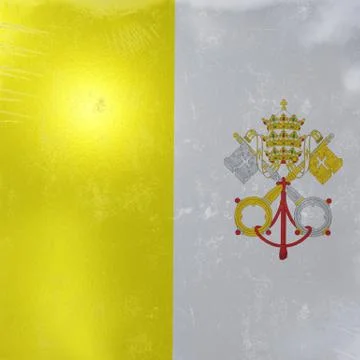Vatican flag icon Stock Illustration