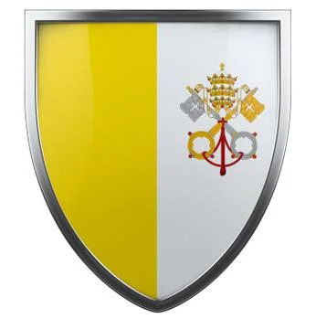 Vatican flag Stock Illustration