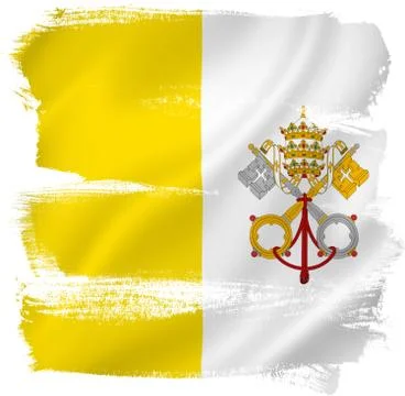 Vatican flag Stock Illustration