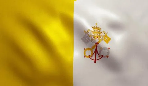 Vatican Flag Stock Illustration