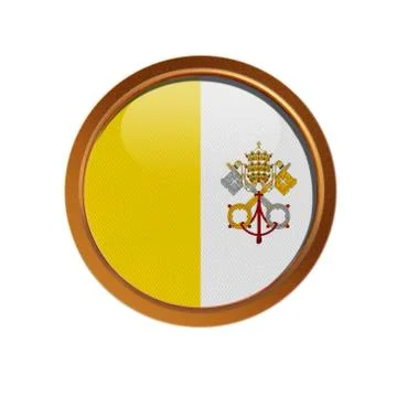 Vatican flag Stock Illustration