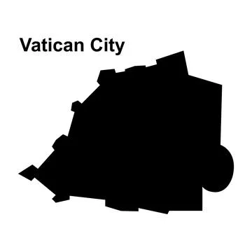 Vatican map Stock-Illustration