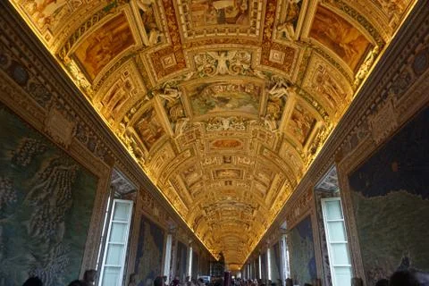 The Vatican Museum Fotos Stock