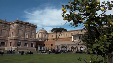 Vatican museum in Rome 動画素材 75352338