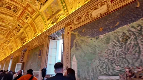 Vatican Museum Window View Stock Footage 281028926