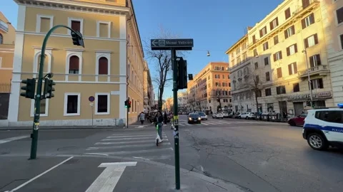 VATICAN MUSEUMS ROADS INTERSECTION (2024 UPDATED!) Stock Footage 234352543