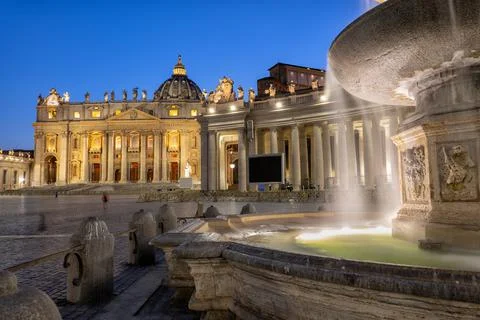 Vatican by Night Stock-Fotos