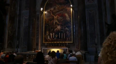 Vatican Painting Stock Footage 56839999