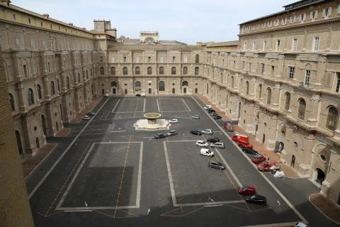 Vatican parking Foto stock