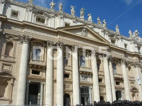 The Vatican, Piazza of St. Peter. Stock Photos