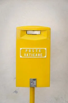 Vatican post service. The text is translated in Englisch: post of the vatican Stock Photos