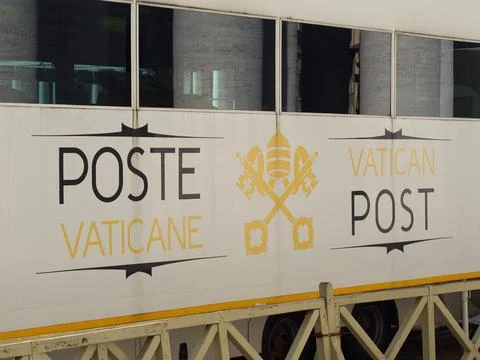 Vatican Post sign Stock Photos