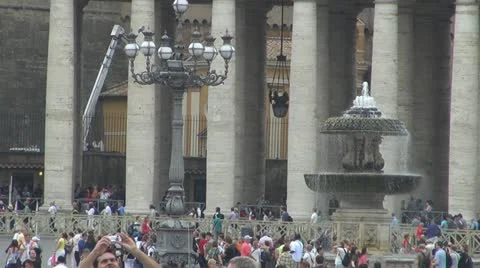 Vatican, Saint Peter Square Rome, Italy Video stock 12352782