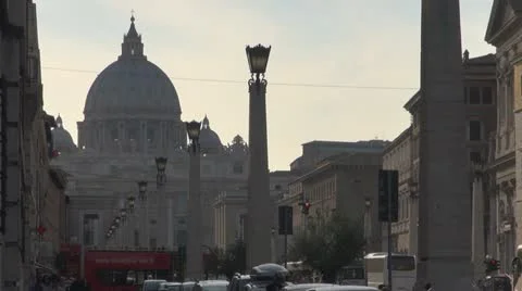Vatican, Saint Peter Square Rome, Italy Vidéo 12429007