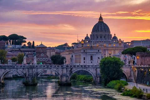 Vatican Skyline Stock Photos