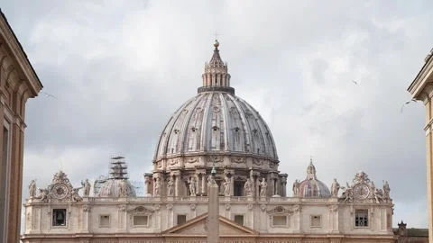 The Vatican in slow motion Stock Footage 303400121