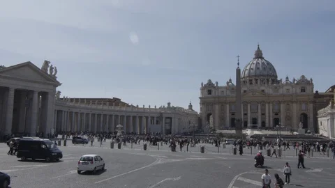 The Vatican Square Stock Footage 89613892