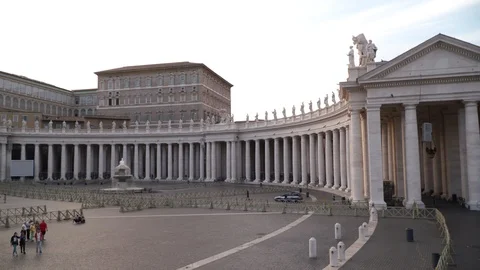 Vatican square Video stock 101474512