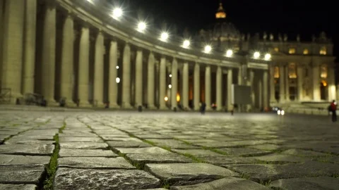 Vatican square Video stock 101476352
