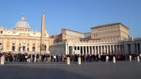 Vatican. St. Peter's Square Stock Footage 50164093