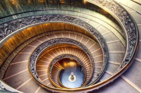 Vatican Staircase Stock Photos