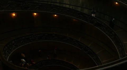 Vatican Stairs Stock Footage 32928273