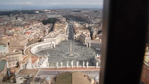 The Vatican from the top Stock Footage 302561314