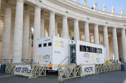 Vaticane State post office Stock Photos