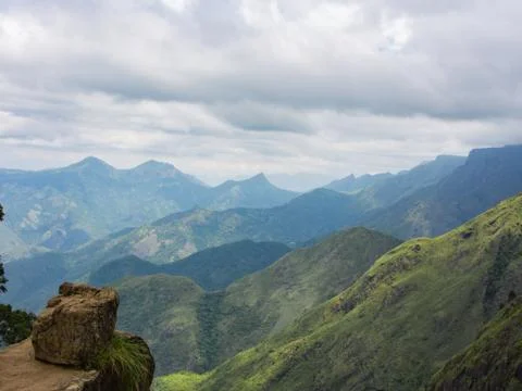 Vattakanal Viewpoint Stock Photos