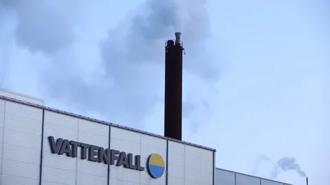 Vattenfall district heating Stock Footage 147944614