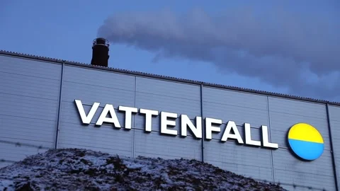 Vattenfall district heating Stock Footage 147944634