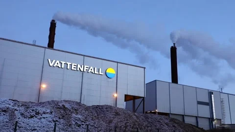 Vattenfall district heating Stock Footage 147944635