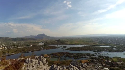 Vau Dejes, Shkoder, Albania | TImelapse Stock Footage 81637168