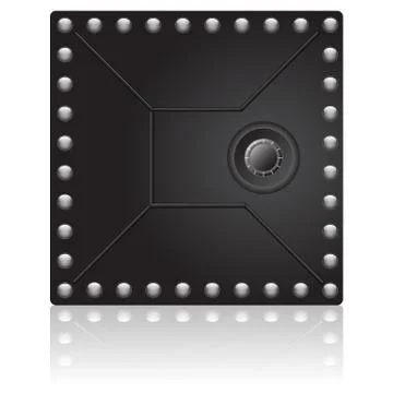 Vault door Illustrazione stock