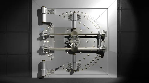 Vault Door Open Stock Footage
