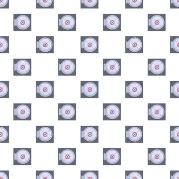 Vault door pattern creating security and protection background Stock Illustration