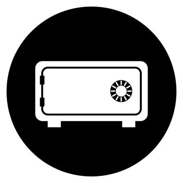 Vault icon vector Stock Illustration