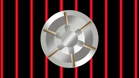 Vault Lock System Stock Footage 335815076