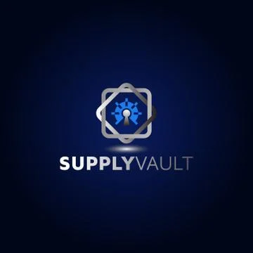 Vault Logo Designs | Security vector idea inspiration Stock Illustration