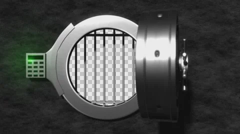 Vault Opener/Revealer Effect Zoom In Stock Footage 64730804